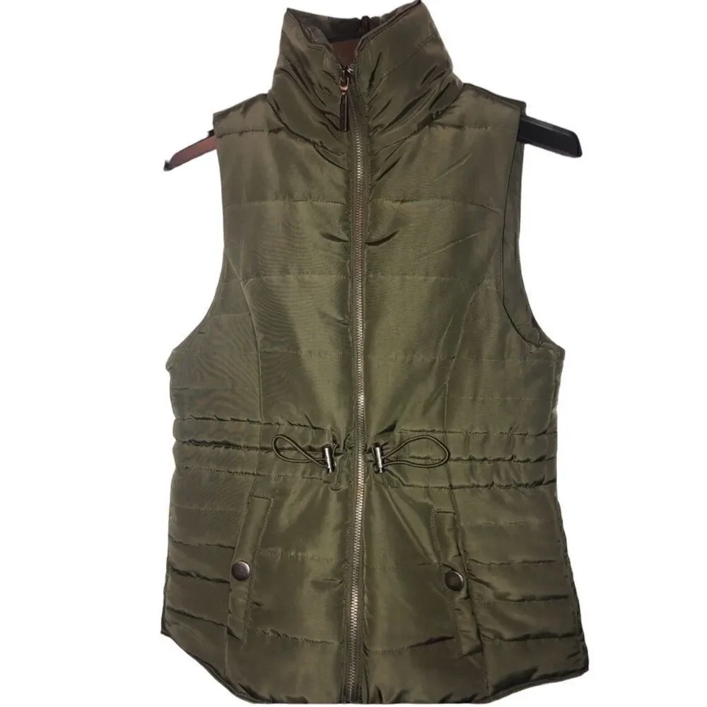 KIDS Copper Key Girls Olive Green  Vest NWT
